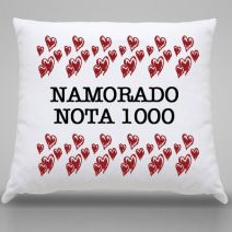 Almofada Personalizada Namorado Nota 1000