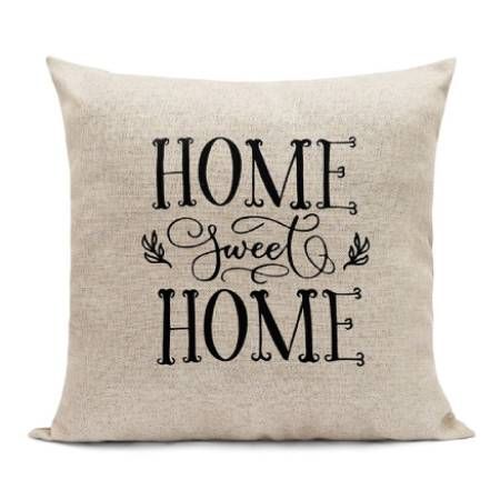 Almofada Decorativa Linho Home Sweet Home