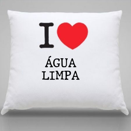 Almofada Agua limpa