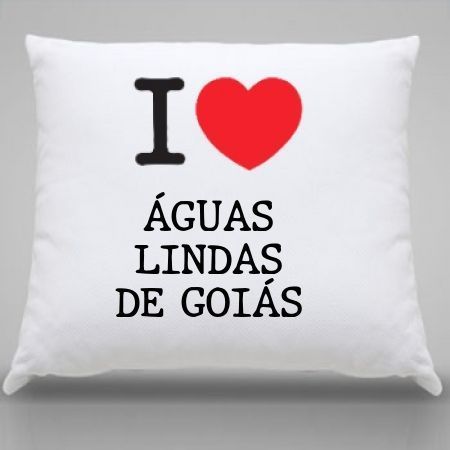 Almofada Aguas lindas de goias