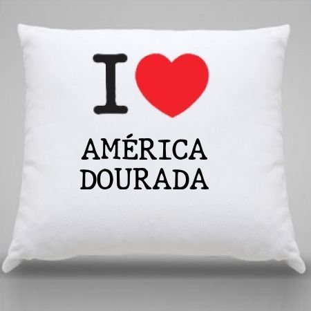 Almofada America dourada