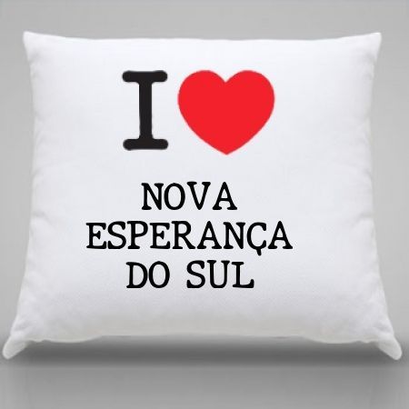 Almofada Nova esperanca do sul