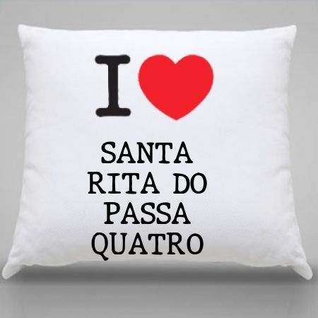Almofada Santa rita do passa quatro