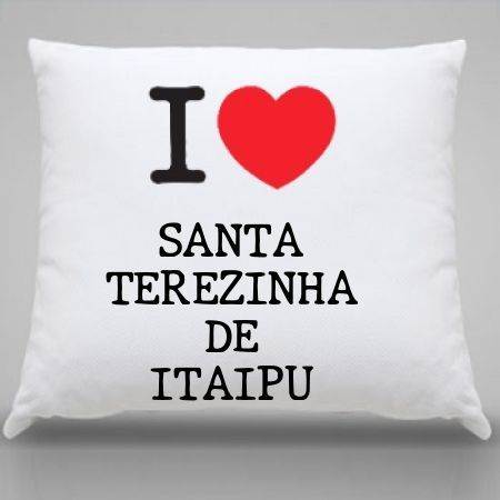 Almofada Santa terezinha de itaipu
