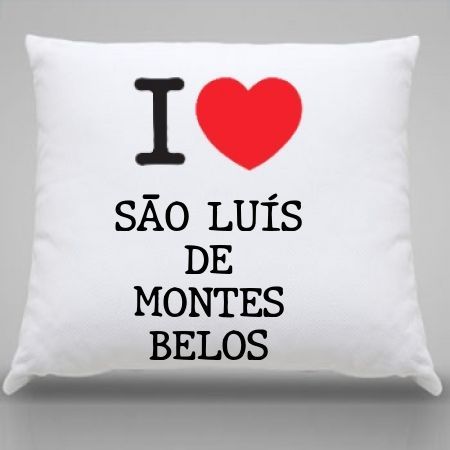 Almofada Sao luis de montes belos