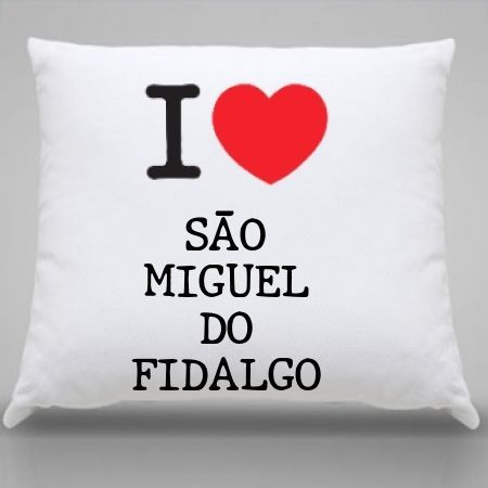 Almofada Sao miguel do fidalgo