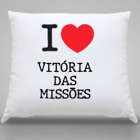Almofada Vitoria das missoes