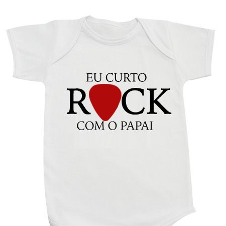 Body Eu Curto Rock Papai