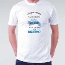 Camiseta Nascidos Janeiro Masculina