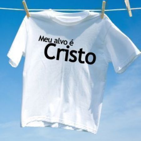 Camiseta Meu Alvo é Cristo