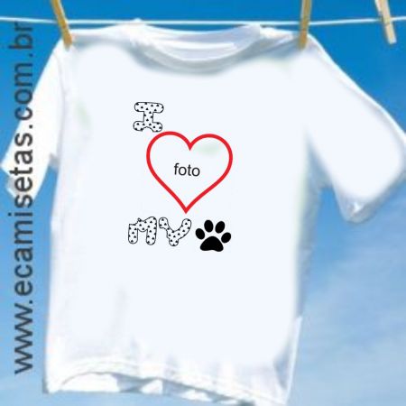 Camiseta I love my dog