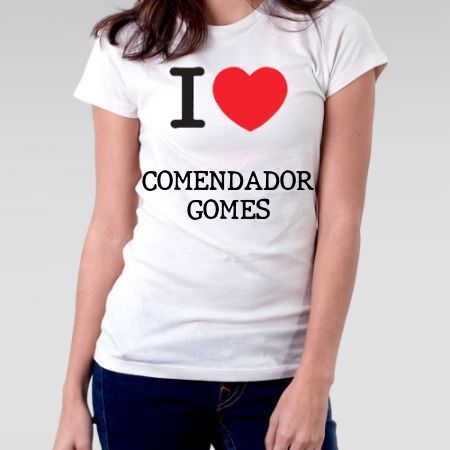 Camiseta Feminina Comendador gomes