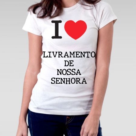 Camiseta Feminina Livramento de nossa senhora