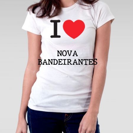 Camiseta Feminina Nova bandeirantes