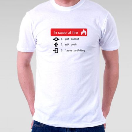 Camiseta In Case of Fire