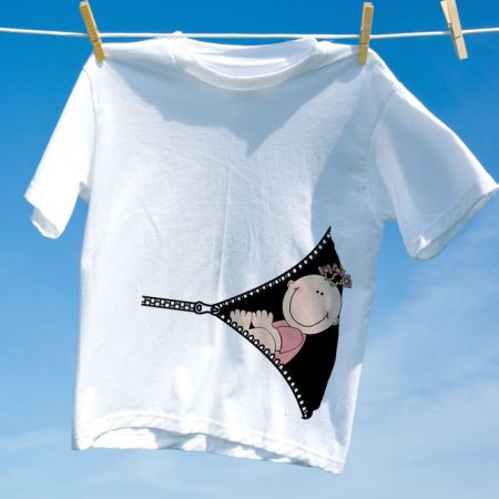 Camiseta Gravida Menina Zipper