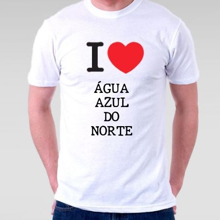 Camiseta Agua azul do norte