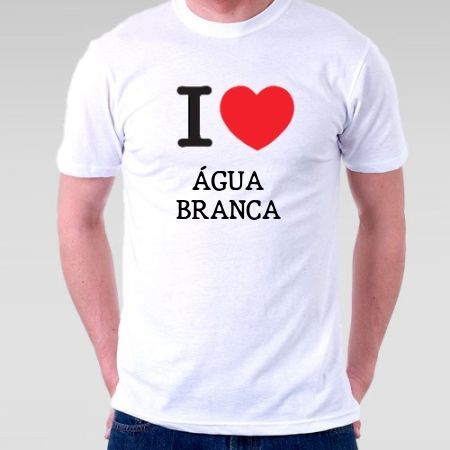 Camiseta Agua branca