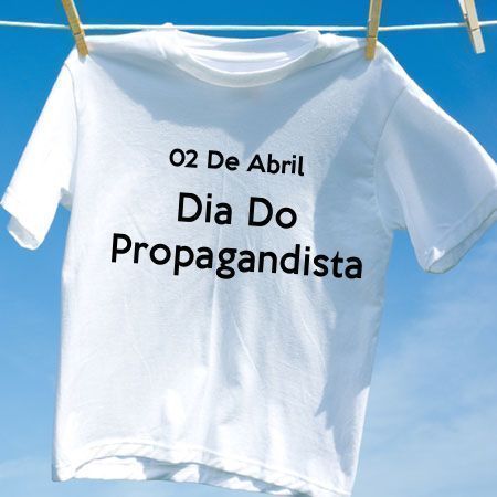 Camiseta Dia Do Propagandista