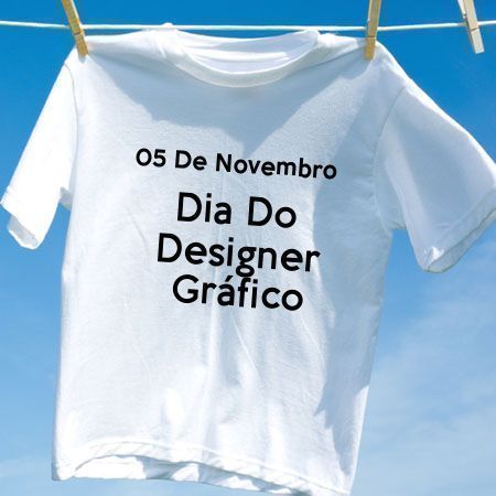 Camiseta Dia Do Designer Gráfico