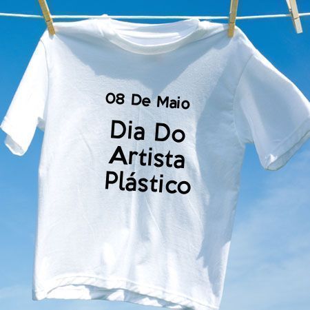 Camiseta Dia Do Artista Plástico