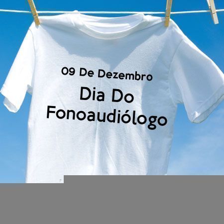 Camiseta Dia Do Fonoaudiólogo