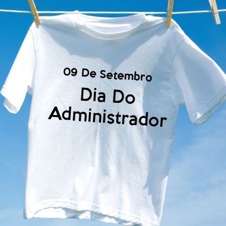 Camiseta Dia Do Administrador
