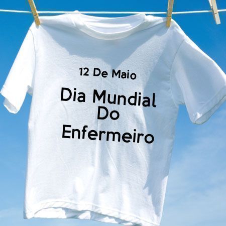 Camiseta Dia Mundial Do Enfermeiro