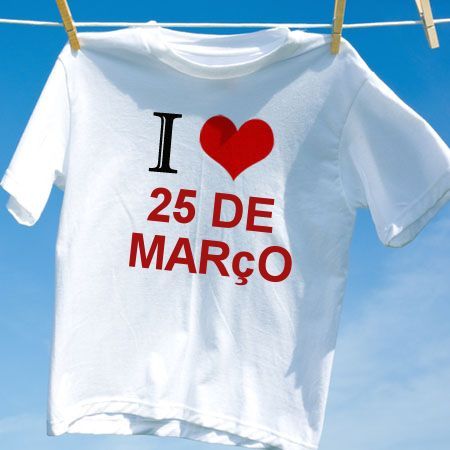 Camiseta Personalizada 25 De Março