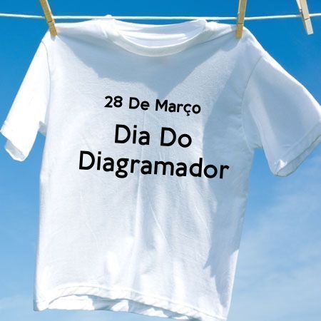 Camiseta Dia Do Diagramador