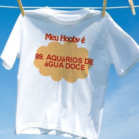 Camiseta 89. Aquários De água Doce