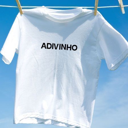 Camiseta Adivinho