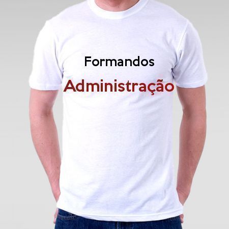 Camiseta Formandos Administração
