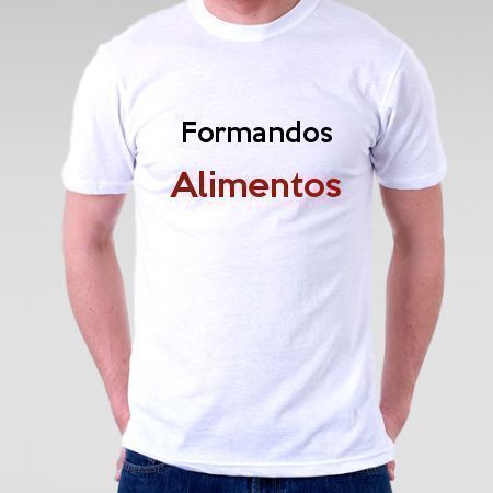 Camiseta Formandos Alimentos