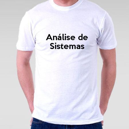Camiseta Análise De Sistemas