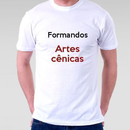 Camiseta Formandos Artes Cênicas