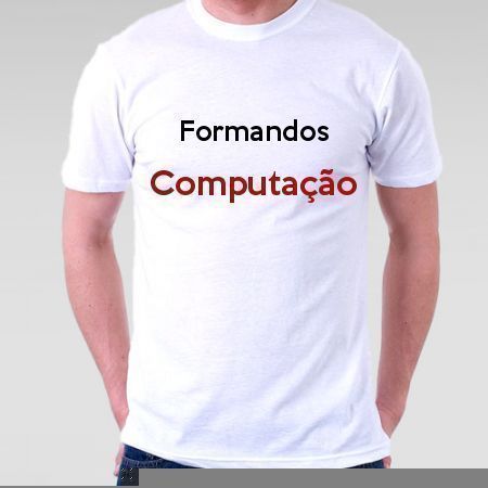 Camiseta Formandos Computação