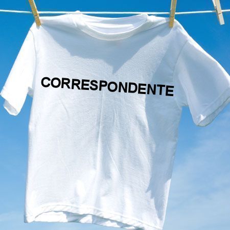 Camiseta Correspondente