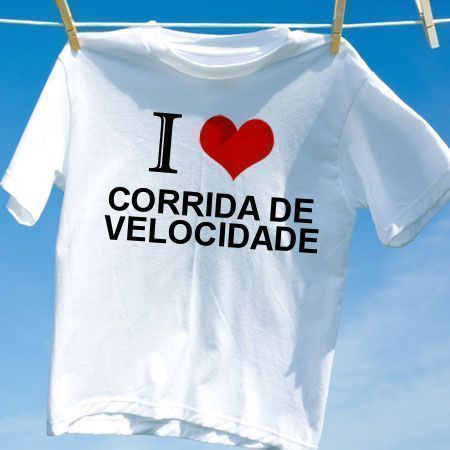 Camiseta Corrida de velocidade