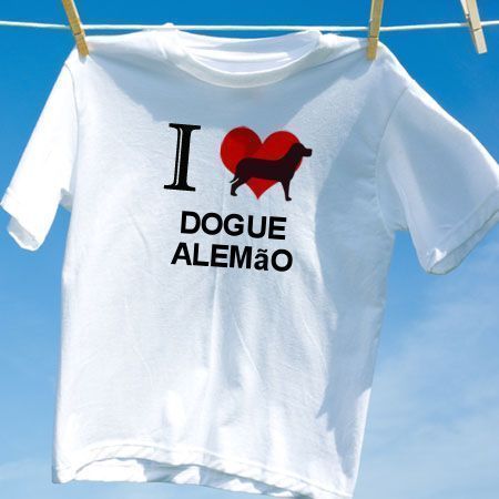 Camiseta Dogue alemao