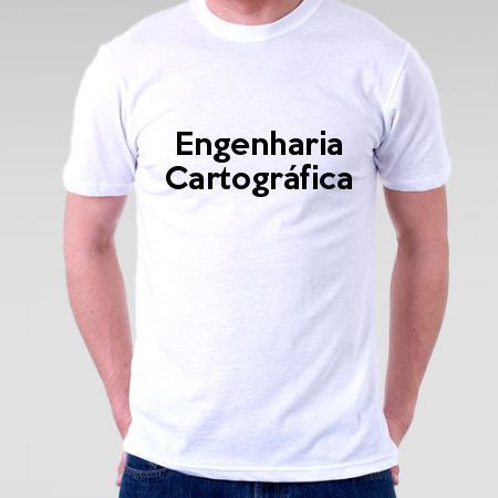 Camiseta Engenharia Cartográfica