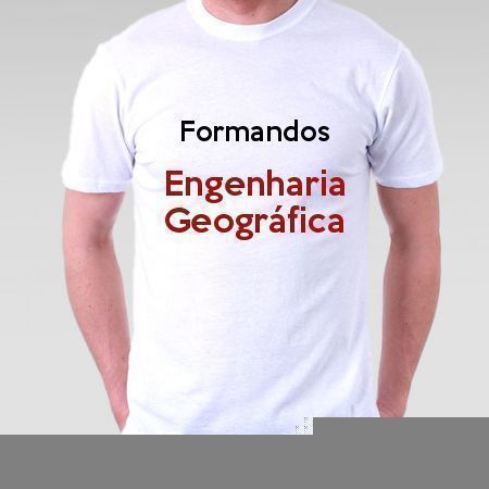 Camiseta Formandos Engenharia Geográfica