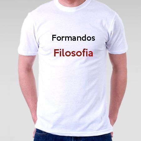 Camiseta Formandos Filosofia