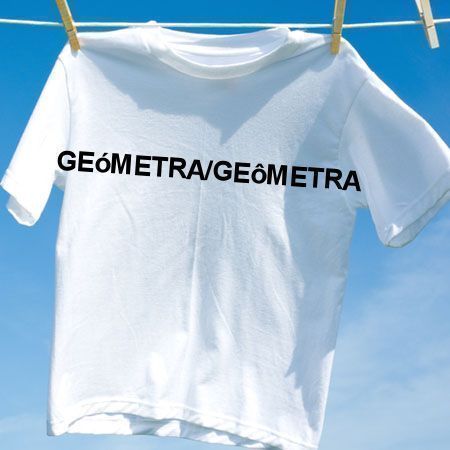 Camiseta Geometrageometra