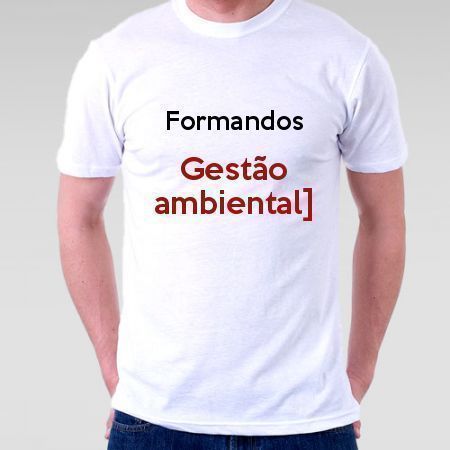 Camiseta Formandos Gestão Ambiental