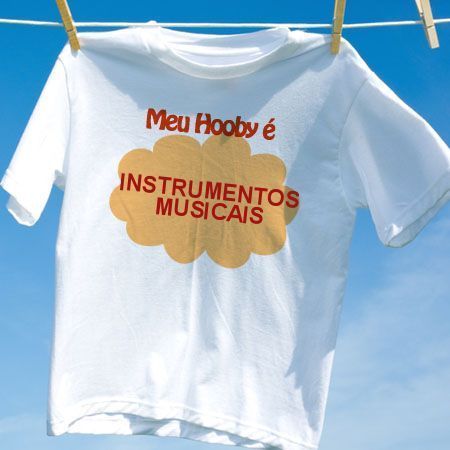 Camiseta Instrumentos Musicais