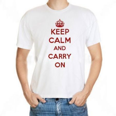 Camiseta Keep Calm And Carry On