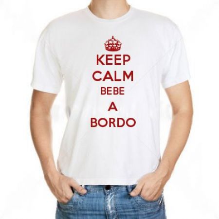 Camiseta Keep Calm Bebe A Bordo