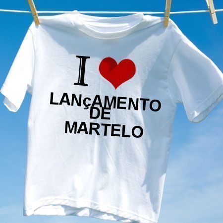 Camiseta Lancamento de martelo