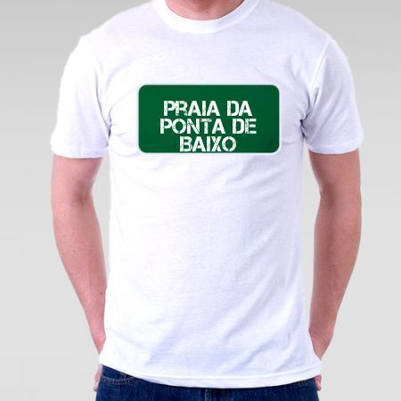 Camiseta Praia Praia Da Ponta De Baixo
